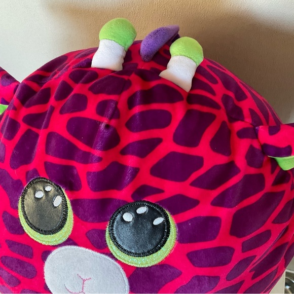 Large Gilbert the Pink Giraffe Squish a Boo Ty Plush - Picture 5 of 7